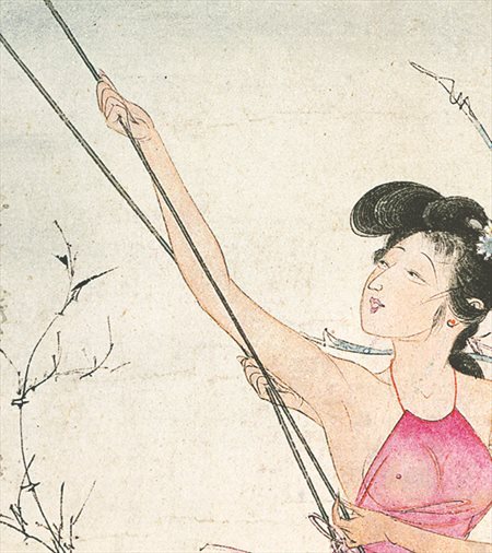 渝中-胡也佛的仕女画和最知名的金瓶梅秘戏图